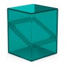 Кутия за карти Ultimate Guard Boulder Deck Case Clear, Malachite (100+ бр.)
