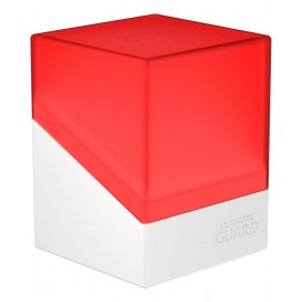 Кутия за карти Ultimate Guard Boulder Deck Case Synergy, Червена/Бяла (100+ бр.)