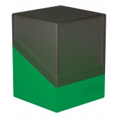  Кутия за карти Ultimate Guard Boulder Deck Case Synergy, Черна/Зелена (100+ бр.)