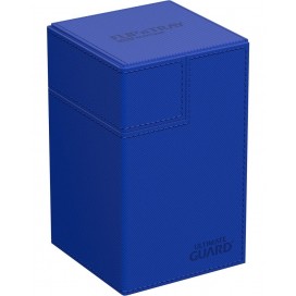 Кутия за карти Ultimate Guard Flip'n'Tray XenoSkin, Синя (100+ бр.)