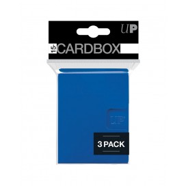  Кутия за карти Ultra Pro - Card Box 3-pack, Blue (15+ бр.)