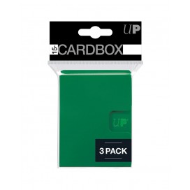  Кутия за карти Ultra Pro - Card Box 3-pack, Green (15+ бр.)  