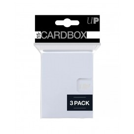 Кутия за карти Ultra Pro - Card Box 3-pack, White (15+ бр.) 