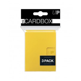  Кутия за карти Ultra Pro - Card Box 3-pack, Yellow (15+ бр.) 