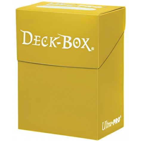 Кутия за карти Ultra Pro Deck Case Standard Size - Yellow (80 бр.)
