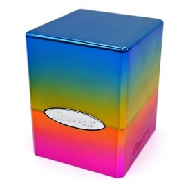  Кутия за карти Ultra Pro Hi-Gloss Satin Cube - Rainbow (100+ бр.)