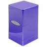  Кутия за карти Ultra Pro Hi-Gloss Satin Tower - Amethyst (100+ бр.)