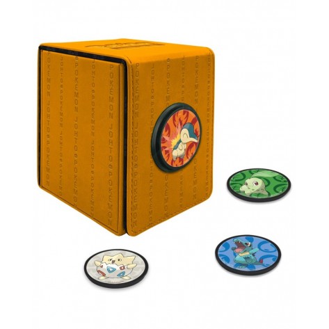 Кутия за карти Ultra Pro Pokemon TCG: Johto Alcove Click Deck Box (100+ бр.)