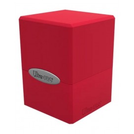 Кутия за карти Ultra Pro Satin Cube - Apple Red (100+ бр.)