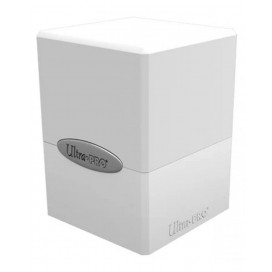  Кутия за карти Ultra Pro Satin Cube - Arctic White (100+ бр.)