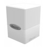 Кутия за карти Ultra Pro Satin Cube - Arctic White (100+ бр.)