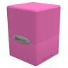 Кутия за карти Ultra Pro Satin Cube - Hot Pink (100+ бр.)