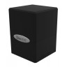 Кутия за карти Ultra Pro Satin Cube - Jet Black (100+ бр.)