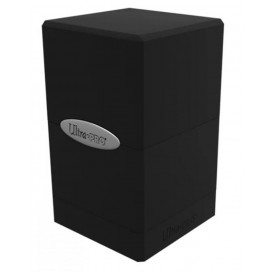 Кутия за карти Ultra Pro Satin Tower - Black (100+ бр.)