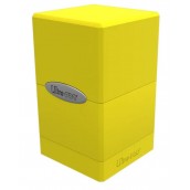  Кутия за карти Ultra Pro Satin Tower - Bright Yellow (100+ бр.)