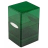  Кутия за карти Ultra Pro Satin Tower - Glitter Green (100+ бр.)