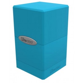 Кутия за карти Ultra Pro Satin Tower - Light Blue (100+ бр.)