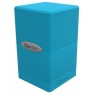Кутия за карти Ultra Pro Satin Tower - Light Blue (100+ бр.)