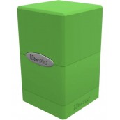  Кутия за карти Ultra Pro Satin Tower - Lime Green (100+ бр.)