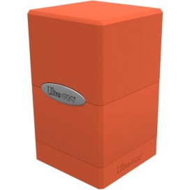 Кутия за карти Ultra Pro Satin Tower, Pumpkin Orange (100+ бр.)