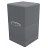 Кутия за карти Ultra Pro Satin Tower - Smoke Grey (100+ бр.)