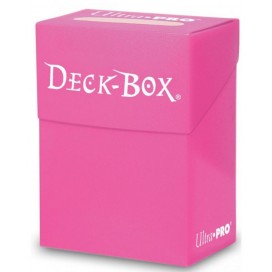  Кутия за карти Ultra Pro - Solid Color Deck Box, Bright Pink (80+ бр.)