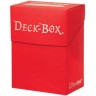 Кутия за карти Ultra Pro - Solid Color Deck Box, Red (80+ бр.)