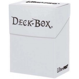  Кутия за карти Ultra Pro - Solid Color Deck Box, White (80+ бр.)