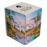 Кутия за съхранение на карти Ultra Pro - Bob Ross: Mighty Mountain Lake Alcove Flip Box