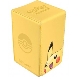 Кутия за съхранение на карти Ultra Pro - Pokemon TCG: Pikachu Alcove Tower Deck Box (100 бр.)  Кутия за съхранение на карти Ultra Pro - Pokemon TCG: Pikachu Alcove Tower Deck Box (100 бр.)
