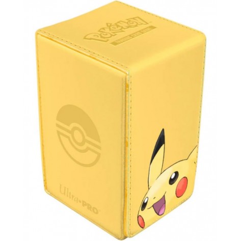 Кутия за съхранение на карти Ultra Pro - Pokemon TCG: Pikachu Alcove Tower Deck Box (100 бр.)