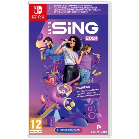 Игра Let's Sing 2024 за Nintendo Switch