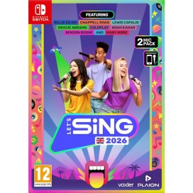 Игра Let's Sing 2026 + 2 микрофона за Nintendo Switch Игра Let's Sing 2026 + 2 микрофона за Nintendo Switch