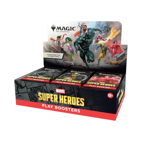 Magic The Gathering: Marvel Super Heroes Play Booster Display (30 Boosters)