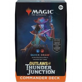  Magic the Gathering: Outlaws of Thunder Junction Commander Deck - Quick Draw
