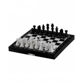  Магнитен шах Sunrise - Magnetic Mini Chess, черен (20 cm)