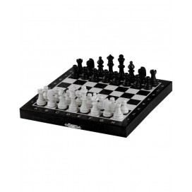 Магнитен шах Sunrise - Magnetic Mini Chess, черен (20 cm)