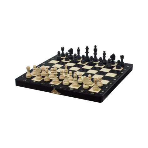 Магнитен шах Sunrise - Magnetic Small Chess, черен (28 x 28 cm)