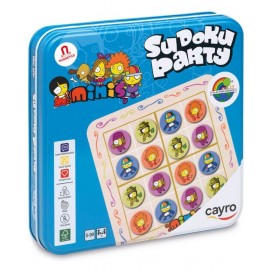  Магнитна игра Судоку за път (метална кутия)