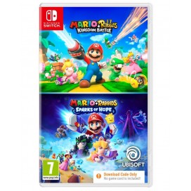 Игра Mario + Rabbids: Kingdom Battle/Sparks of Hope - Double Pack - Код в кутия за Nintendo Switch