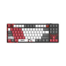 Механична клавиатура A4Tech - WS87 Naraka, безжична, Bloody BLMS Red, RGB, черна