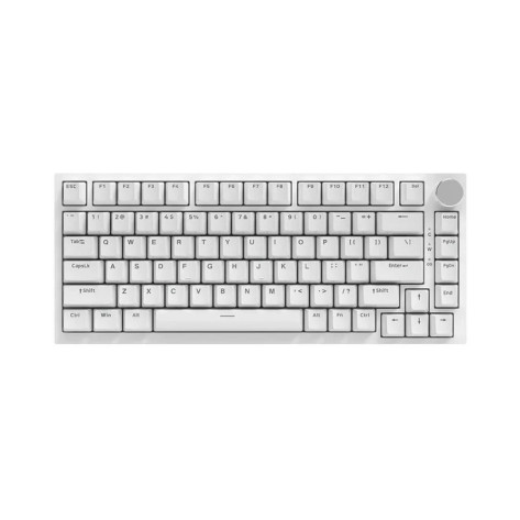 Механична клавиатура AJAZZ- AK820, Blue Switches, RGB, бяла