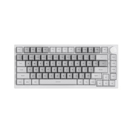  Механична клавиатура AJAZZ - AK820, Red Switches, бяла подсветка, сива/бяла