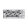 Механична клавиатура AJAZZ - AK820, Red Switches, бяла подсветка, сива/бяла