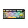 Механична клавиатура Ajazz - AK820 V2, Arctic Isle Magnetic, RGB, сива/жълта/черна