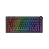 Механична клавиатура AJAZZ - AK820 V2 PRO, безжична, Ajazz White Peach, RGB, черна