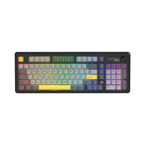 Механична клавиатура AJAZZ – AK980 V2, безжична, Gift Switch V, RGB, Black