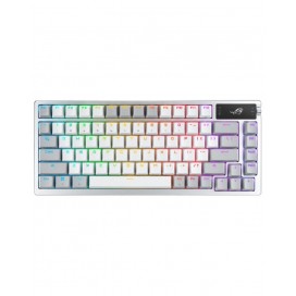  Механична клавиатура ASUS - ROG Azoth, безжична, NX Red, RGB, сива