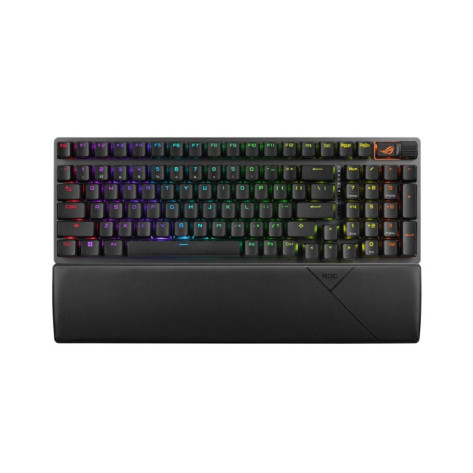 Механична клавиатура ASUS - ROG STRIX SCOPE II 96, NX Snow, RGB, черна