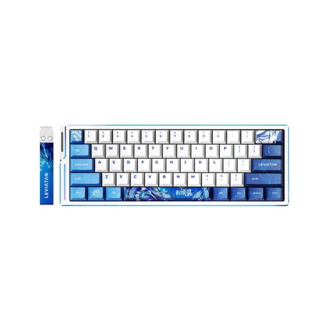 Механична клавиатура ATK - EDGE 60 HE, TTC Hall Effect, RGB, синя/бяла